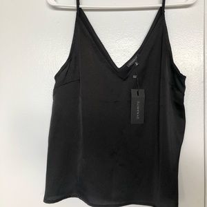 V Neck Satin-feel camisole